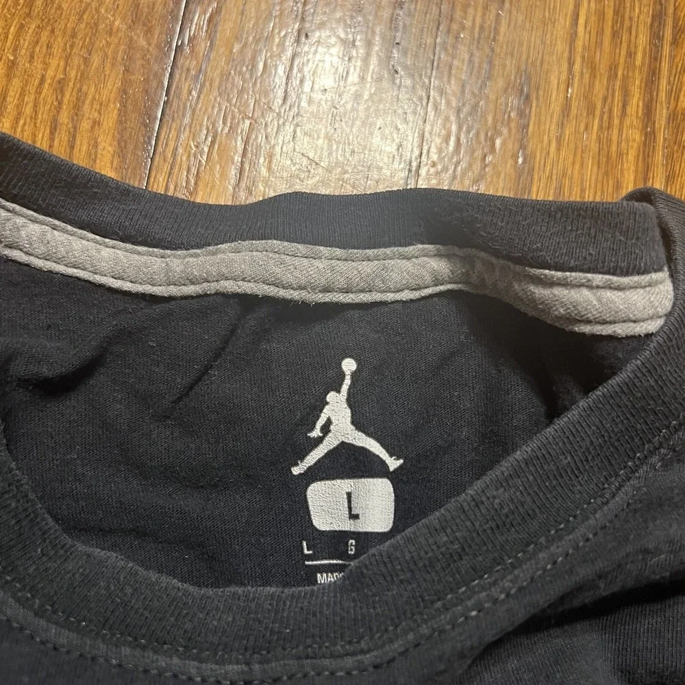 Jordan Brand Six Rings Tour T Shirt Size Large Cotton Used Black